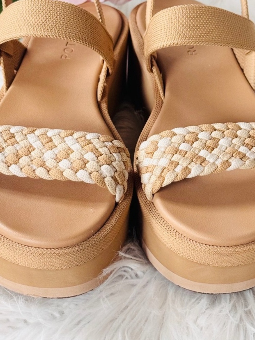 Last Call Rothy’s 
The Lighweight
Braided Wedge Sandals
Size 8 for Women - Picture 4 of 15